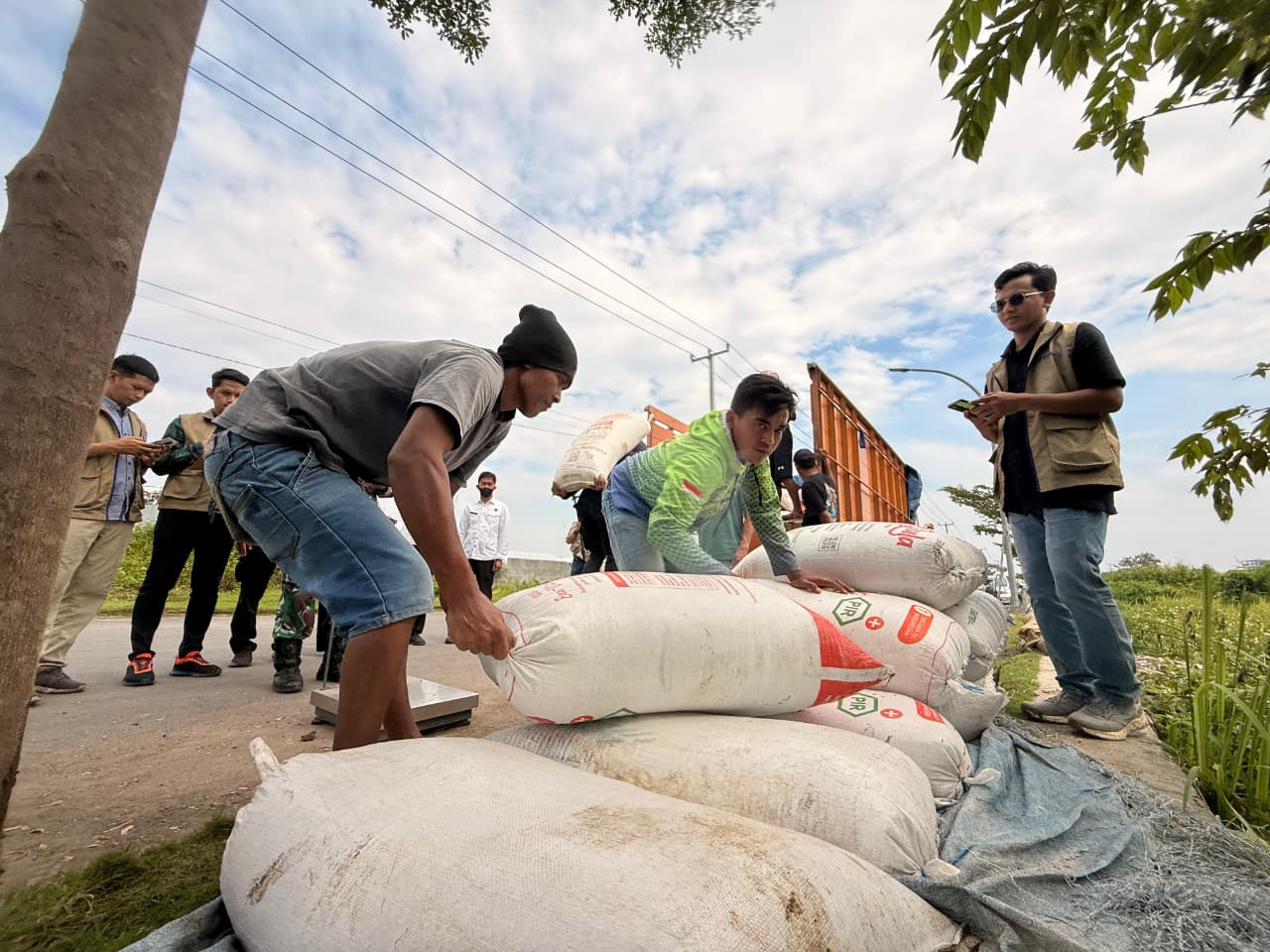 Sinergi Lintas Sektor, Wakil Wali Kota Cirebon Kawal Langsung Penyerapan Gabah Petani Larangan
